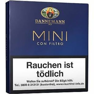 Zigarillo Dannemann Mini Con Filtro ( 10x20 Stück )