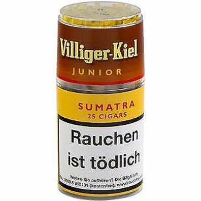 Zigarre Villiger - Kiel Junior Sumatra ( 4x25er Packung )