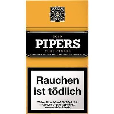 Zigarillo Pipers Club Gold 10x10er
