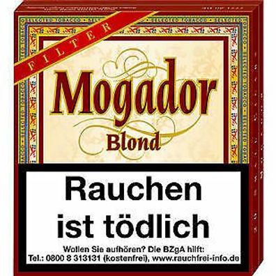 Zigarillo Mogador Blond Filter ( 10x20er Packung )