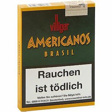 Zigarre Americanos Brasil ( 10x 5er Schachtel )