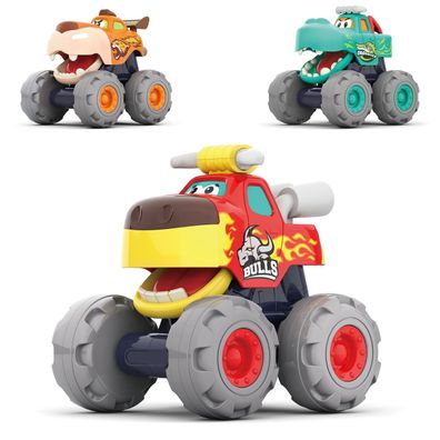 Moni Spielzeug Monstertruck 3151 Monsterdesign, beweglicher Mund, Spielzeugauto