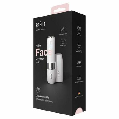 Braun Face Fs1000 - Mini Face Hair Remover - White
