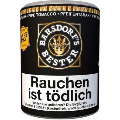 Barsdorf's Bester Yellow 160g Pfeifentabak auch zum Stopfen geeignet