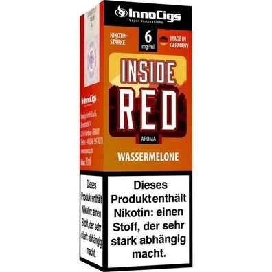 Liquid InnoCigs Inside Red Wassermelonen Aroma 6 mg/ ml