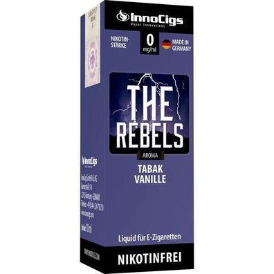 Liquid InnoCigs The Rebels Tabak Vanille Aroma 0 mg/ ml