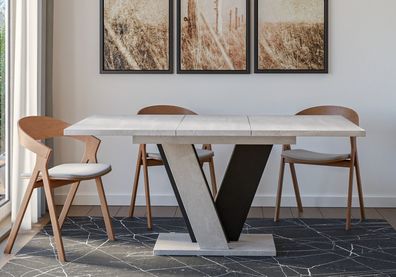 Tisch Velucci Esstisch Ausklappbar Wohnzimmer Küchentisch Esszimmertisch Modern