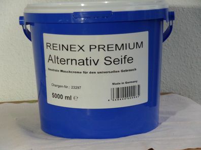 Seife Alternativ-Seife, Reinigungs Waschcreme Reinex Premium, pH-neutral, 5 l Eimer,