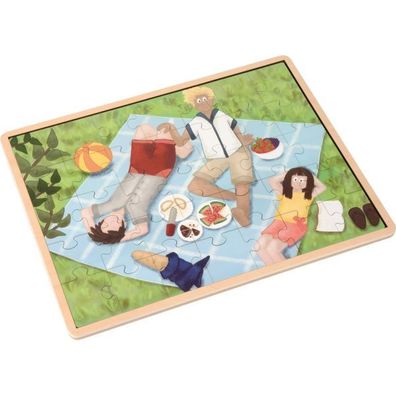 Puzzle Picknick Er und Er Familie