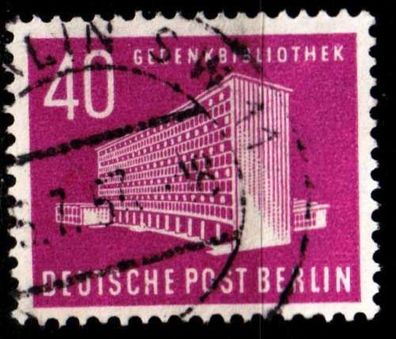 Germany BERLIN [1954] MiNr 0122 ( O/ used ) Architektur