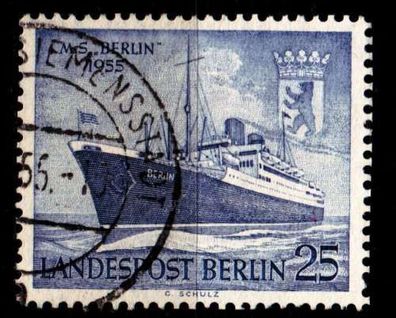 Germany BERLIN [1955] MiNr 0127 ( O/ used ) Schiffe