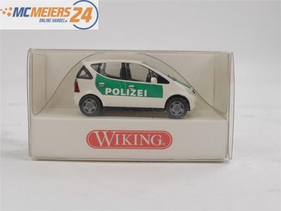 Wiking H0 Modellauto 104 18 30 Polizei MB A-Klasse 1:87 E188