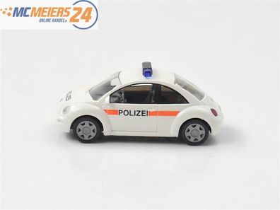Wiking H0 104 11 27 Modellauto PKW VW New Beetle "Polizei" Wien 1:87 E73