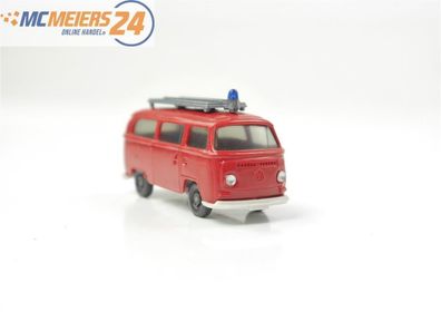 Wiking H0 1049/1 Modellauto Feuerwehr VW T2 Bus mit Aufbau rot 1:87 E546a