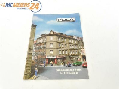 E313 Pola Prospekt Broschüre "Gebäudemodelle in H0 und N"