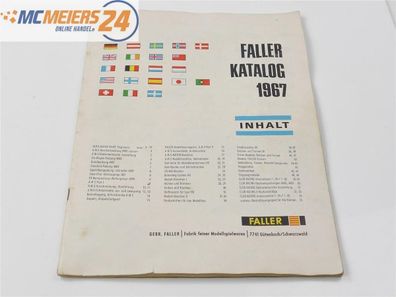 Faller H0 Katalog Modell-Eisenbahn-Zubehör mit Auto Motor Sport 1967 E502