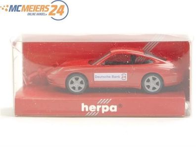 Herpa H0 Modellauto Porsche 911 Carrera Facelift "Deutsche Bank 24" 1:87 E194
