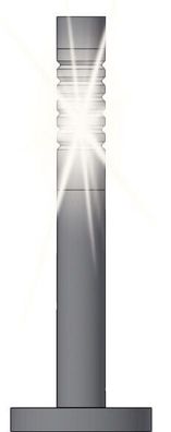 Viessmann 6162 H0 Pollerleuchten modern, LED weiß, 3 Stück