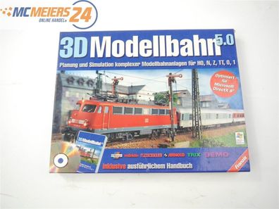 Märklin Roco Trix u.a. Software "3D Modellbahn 5.0" Planung u. Simulation E502