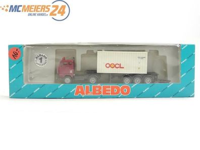 E169 Albedo H0 116130 Modellauto LKW Containersattelzug Volvo "OOCL" 1:87 * TOP*