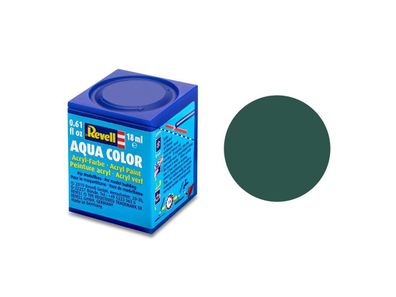 Revell 36148 seegrün, matt RAL 6028 Aqua Color 18 ml