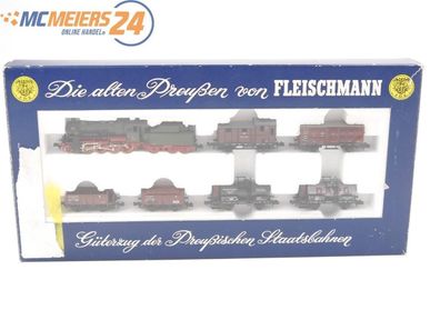 Fleischmann Minitrix N aus 7884 13640 Dampflok G 8.2 + 6x Güterwagen KPEV E568