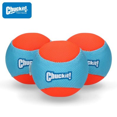 Chuckit! 3er Amphibious Ball M Apportierspielzeug Hundespielzeug Wasserspielzeug