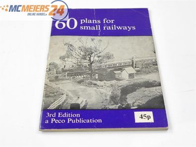 Peco N Ratgeber Gleisplansammlung 60 Plans for small railways 3rd Edition E568