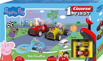 Carrera Toys 20063043 FIRST - Peppa Pig - Kids GranPrix