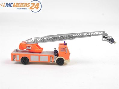 E188 Spur H0 Modellauto Einsatzfahrzeug Feuerwehr Leiterwagen Metz