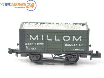 Minitrix N offener Güterwagen Hochbordwagen "MILLOM" BR E568