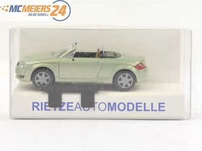 E145 Rietze H0 20950 Modellauto PKW Audi TT Roadster metallic grün 1:87 * TOP*
