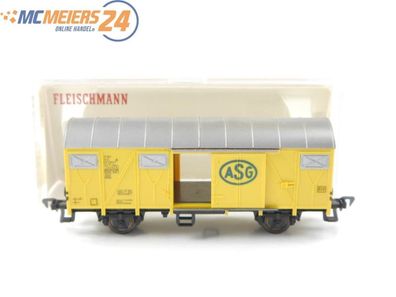 Fleischmann H0 5332 gedeckter Güterwagen "ASG" 012 0 002-7 SJ E595
