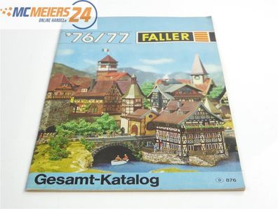E226 Faller 876 Katalog Gesamtkatalog Modellbaukatalog 1976/77