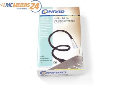 Conrad 77 49 87 Beleuchtung USB-LED Lampe mit Schwanenhals für PC/ Notebook E585