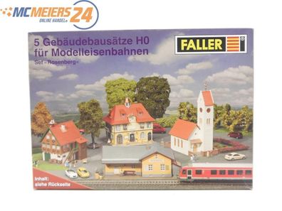 Faller H0 5 Gebäude-Bausatz-Set 4-tlg. "Rosenberg" E597
