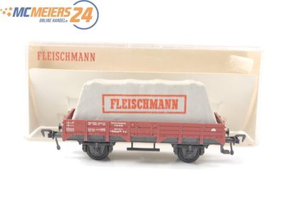 Fleischmann H0 5200 Güterwagen Niederbordwagen mit Plane DB E502