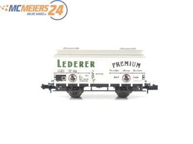 Minitrix N 13604 Güterwagen Bierwagen "Lederer Premium" DB E568