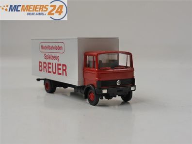 Brekina H0 48550 Modellauto MB LP 608 Koffer "Spielzeug Breuer" 1:87 E572