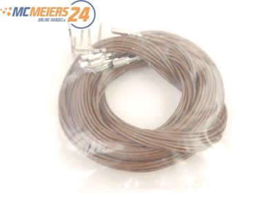 E483 10x Steuerungszubehör Kabel Litze Kupferkabel braun für den Modellbau