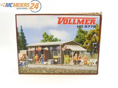 E145 Vollmer H0 5778 Gebäude-Bausatz Straßenschilder Depot