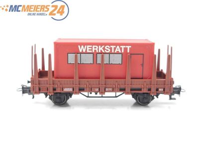 Märklin H0 Güterwagen Rungenwagen DB Werkstatt Container Feuerwehr E590