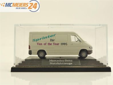 E188 Wiking H0 Modellauto PKW MB Sprinter "Van of the Year 1995" 1:87