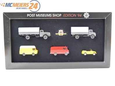 Wiking H0 Modellauto Set Postreklame Post Museums Shop 1994 5-tlg. 1:87 E572