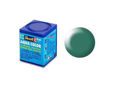 Revell 36365 Farbe Aqua patinagrün, seidenmatt 18 ml