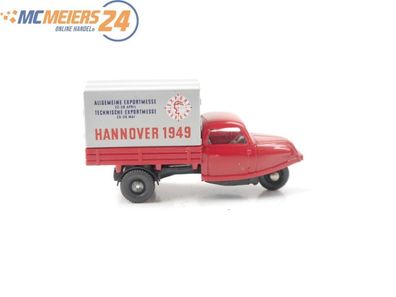 Wiking H0 841 02 21 Modellauto Goli Dreirad "Exportmesse Hannover 1949" 1:87 E73