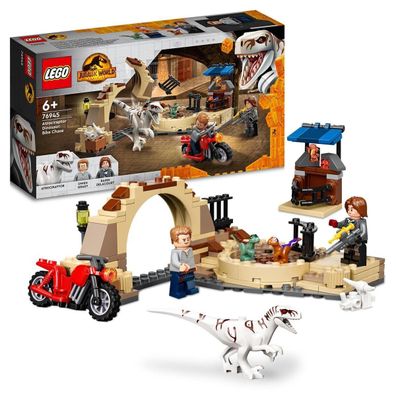 LEGO 76945 JUR Atrociraptor: Motorradverfolgungsjag