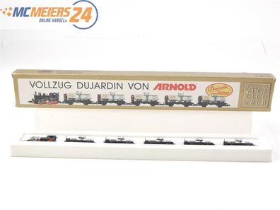 Arnold N 0220 Güterzug-Set 6-tlg. Dampflok mit Kesselwagen "Dujardin" E564