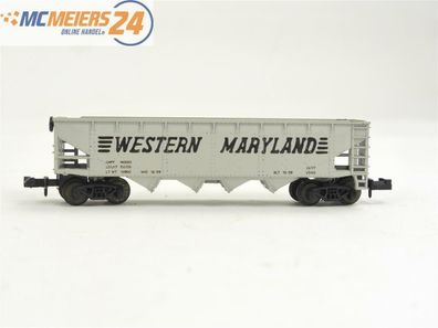 E320 Minitrix N 3277 US Güterwagen Selbstentladewagen "WESTERN Maryland"