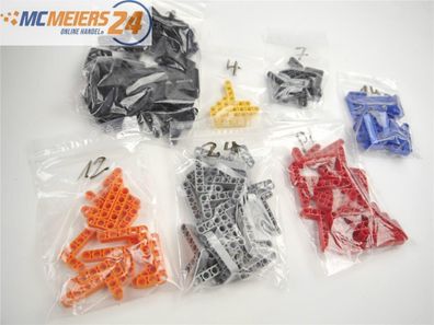 E320 LEGO Technic Einzelteile Ersatzteile Verbinder Winkel mittel bunt 124-tlg.